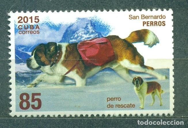 Sellos: 1315 2015 San Bernardo Perros MNH - Foto 1