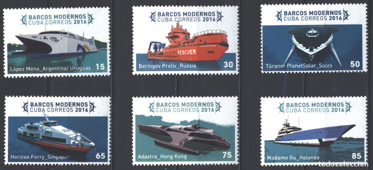 Sellos: 1315 2016 Barcos modernos Buques MNH - Foto 1