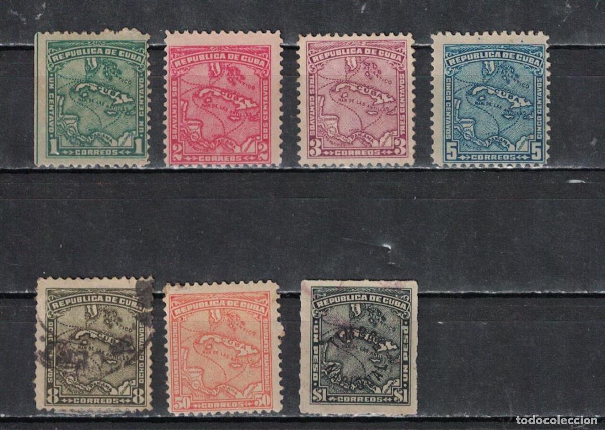 Sellos: 1315 1914 mapa de cuba Tarjetas U - Foto 1