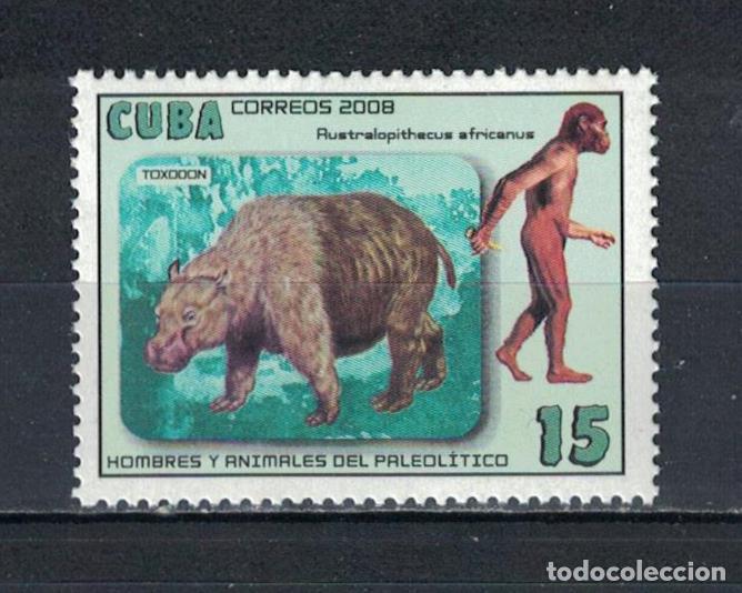 Sellos: 1315 2008 Toxodon y Australopithecus africanus Ancianos MNH - Foto 1