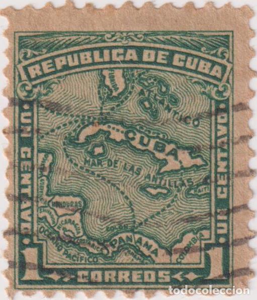 Sellos: 1315 1914 Mapa de Cuba - 1 setavo Tarjetas U - Foto 1