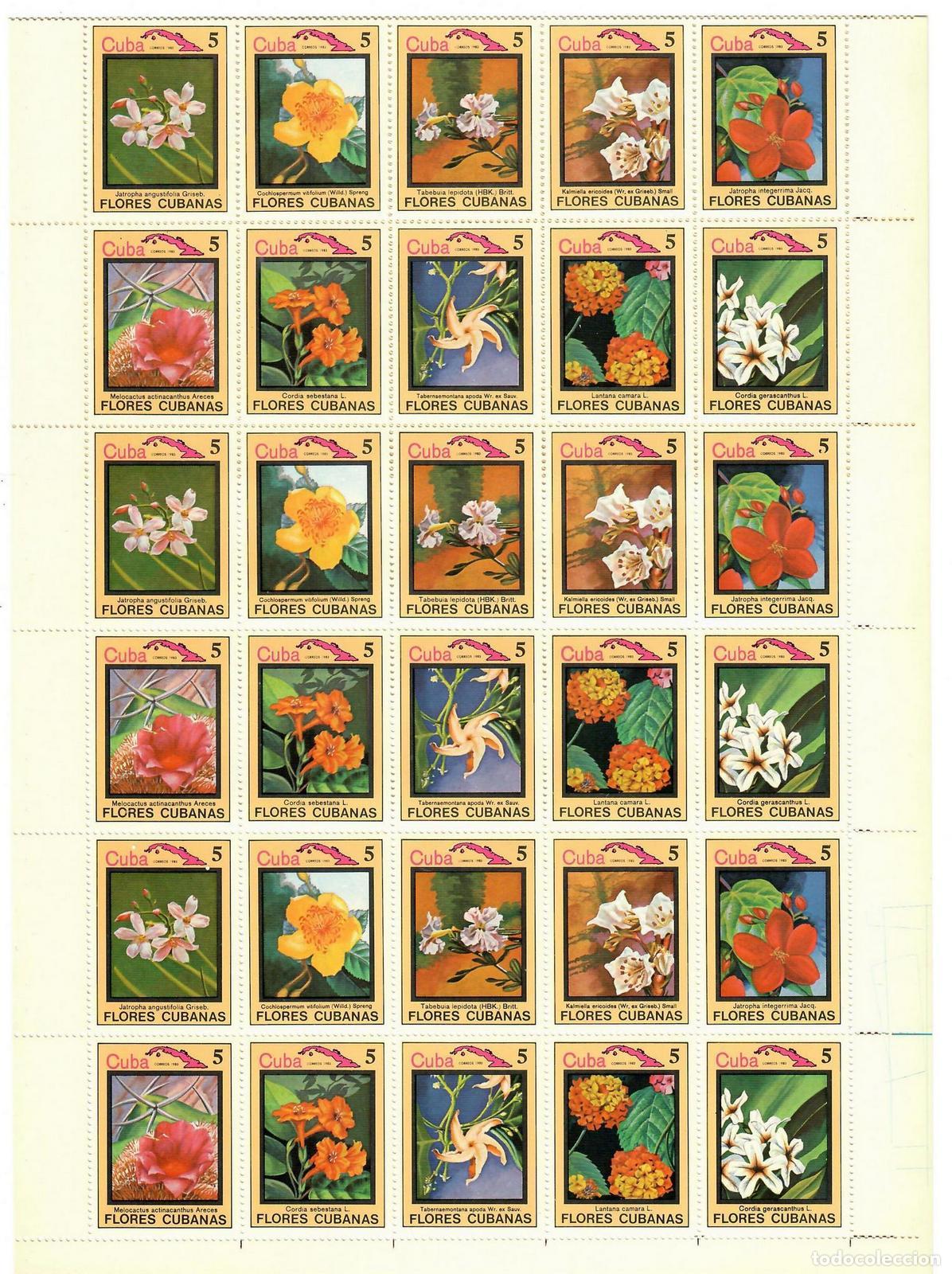 Sellos: 1315 1983 flores MNH - Foto 3