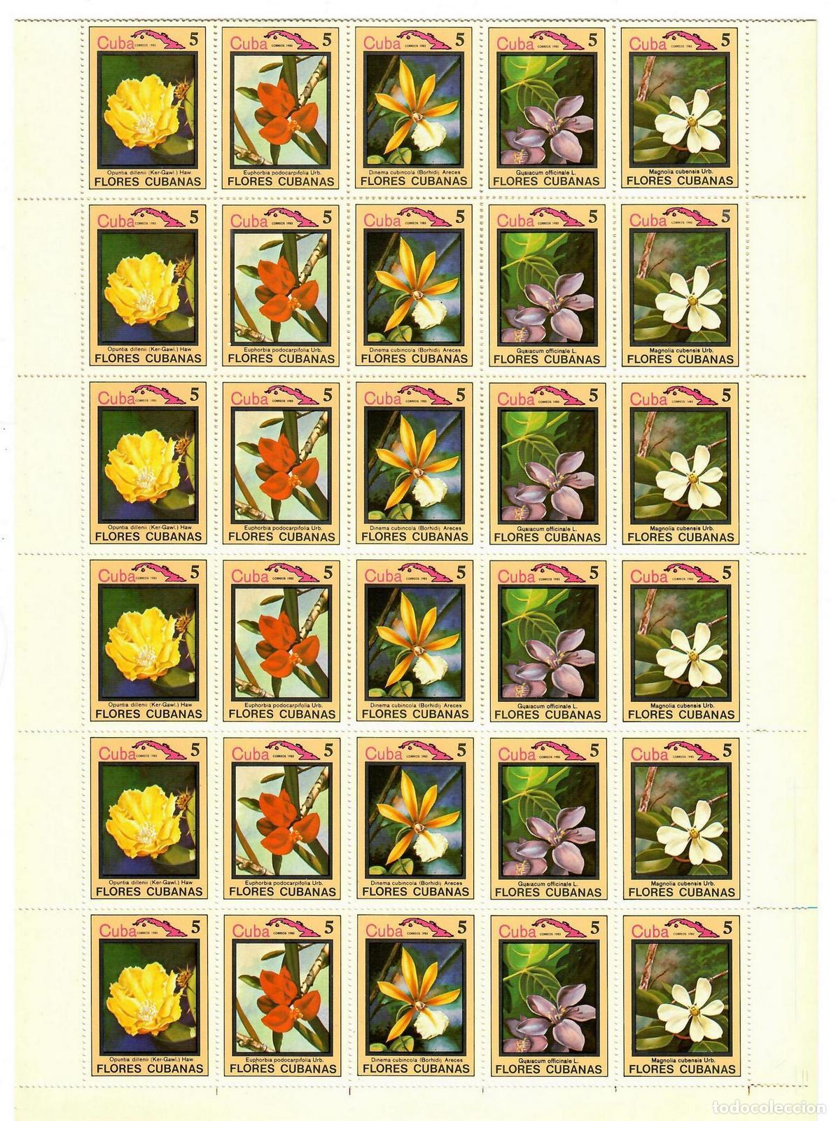 Sellos: 1315 1983 flores MNH - Foto 1
