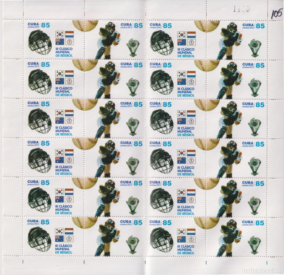 Sellos: 1315 2013 B&eacute;isbol MNH - Foto 2