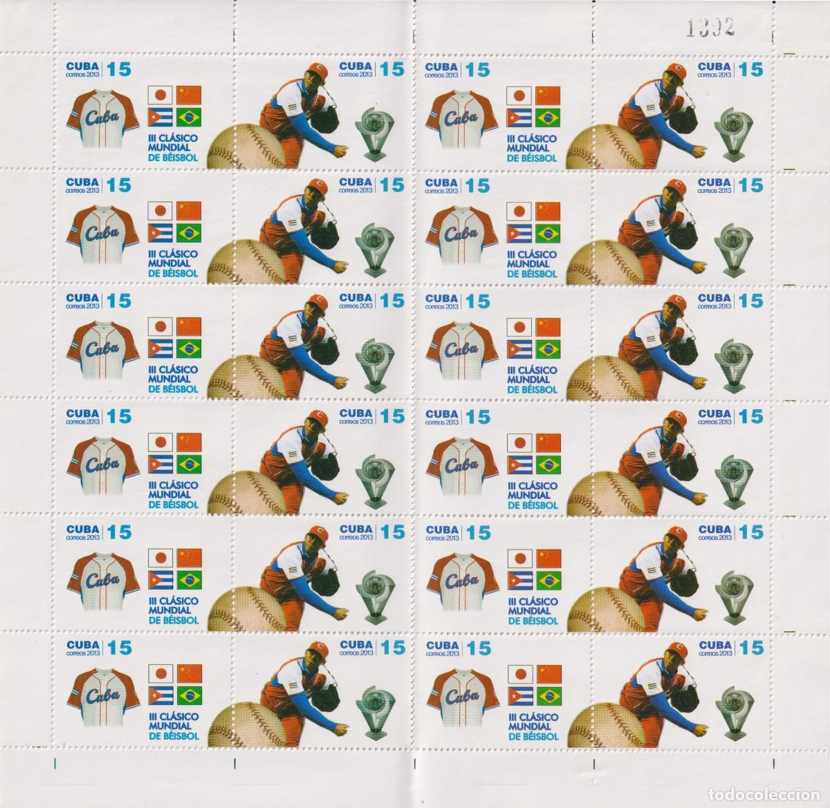 Sellos: 1315 2013 B&eacute;isbol MNH - Foto 4