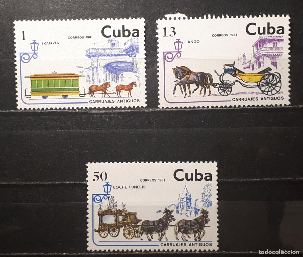 Sellos: CUBA. **. A&Ntilde;O 1981. YVERT. 2275/80 - Foto 1