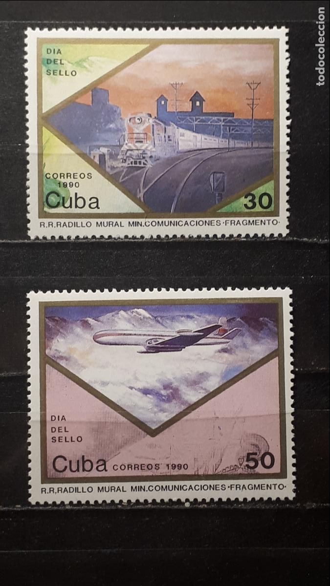 Sellos: CUBA. **. A&Ntilde;O 1990. YVERT. 3021/2 - Foto 1
