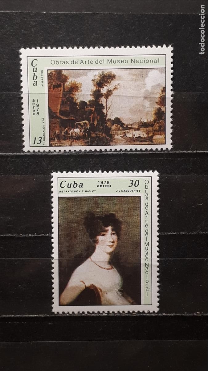 Sellos: CUBA. **. A&Ntilde;O 1978. YVERT. A&eacute;reo 274/5 - Foto 1