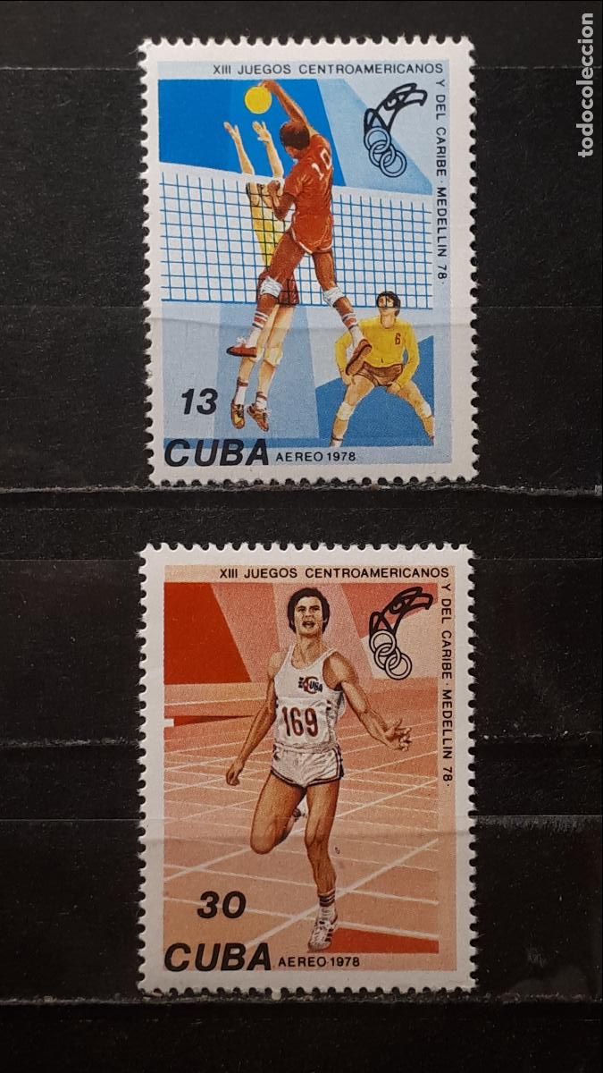 Sellos: CUBA. **. A&Ntilde;O 1978. YVERT. A&eacute;reo 288/9 - Foto 1