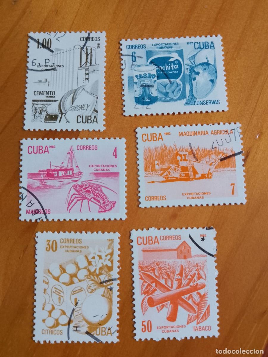Sellos: CUBA - A&Ntilde;O 1982 - EXPORTACIONES - Foto 1