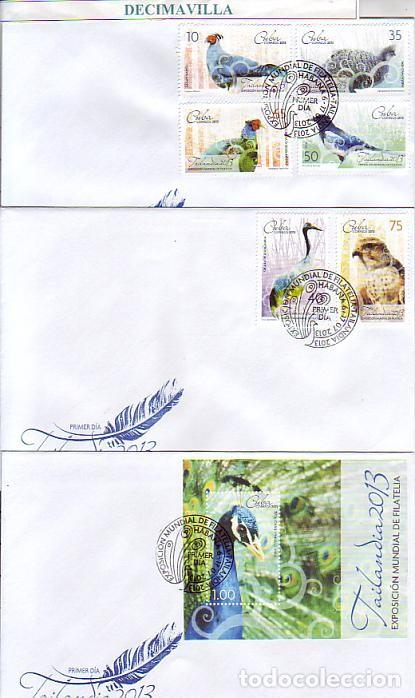 Sellos: OTEM618, CUBA, 2013, AVES, SPD. FDC - Foto 1