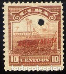 Sellos: CUBA 1905 SPECIMEN PERFORADO ** - Foto 1