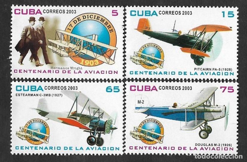 Sellos: SMI) 2003 CUBA, AVIATION CENTENARY, MNH - Foto 1