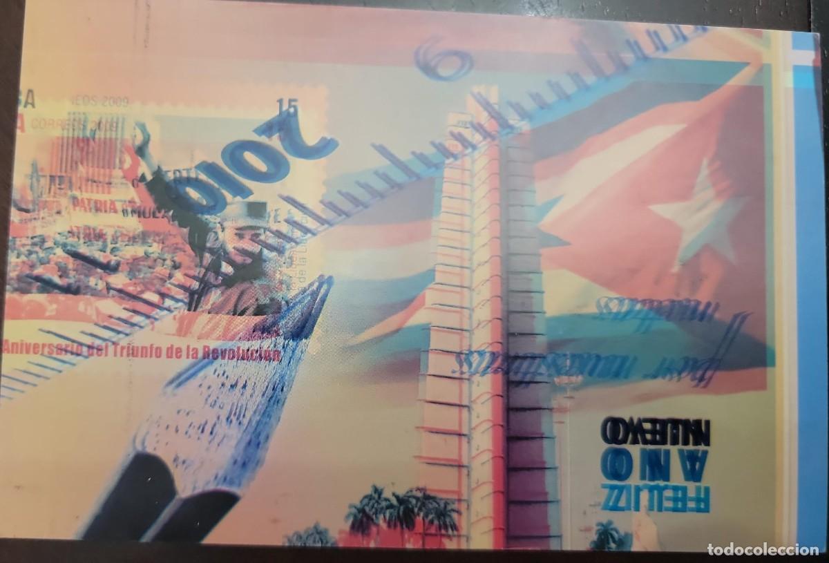 Sellos: MI) 2010 CUBA STATIONARY POSTAL ERROR, INK RUN - Foto 1