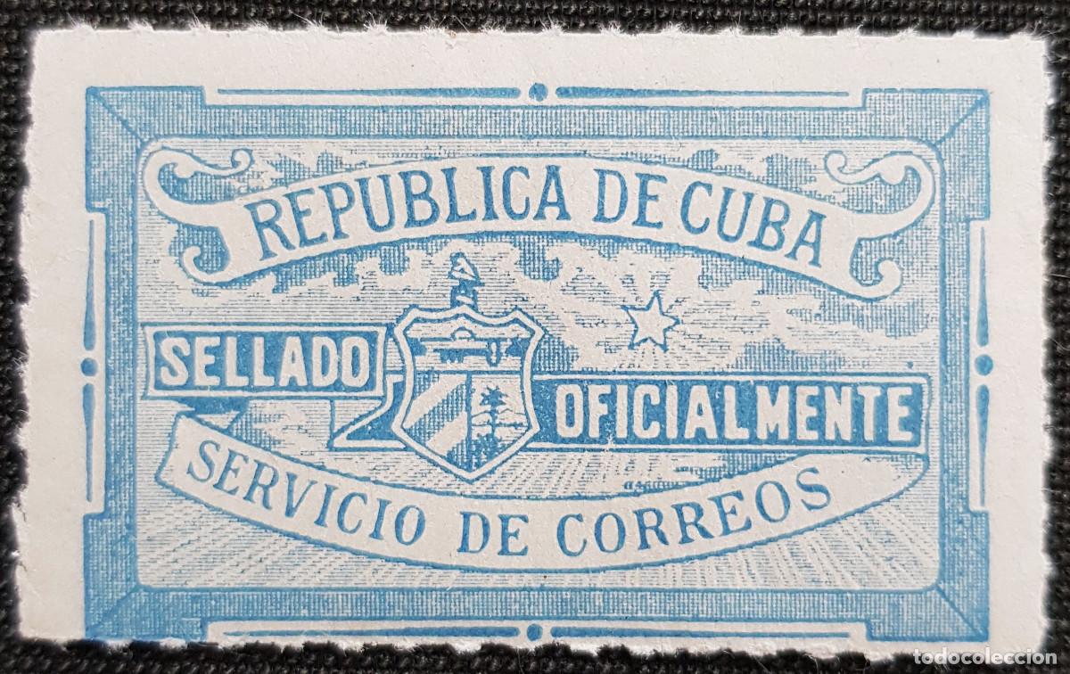 Sellos: Cuba sello de devoluci&oacute;n de 1915 - Foto 1