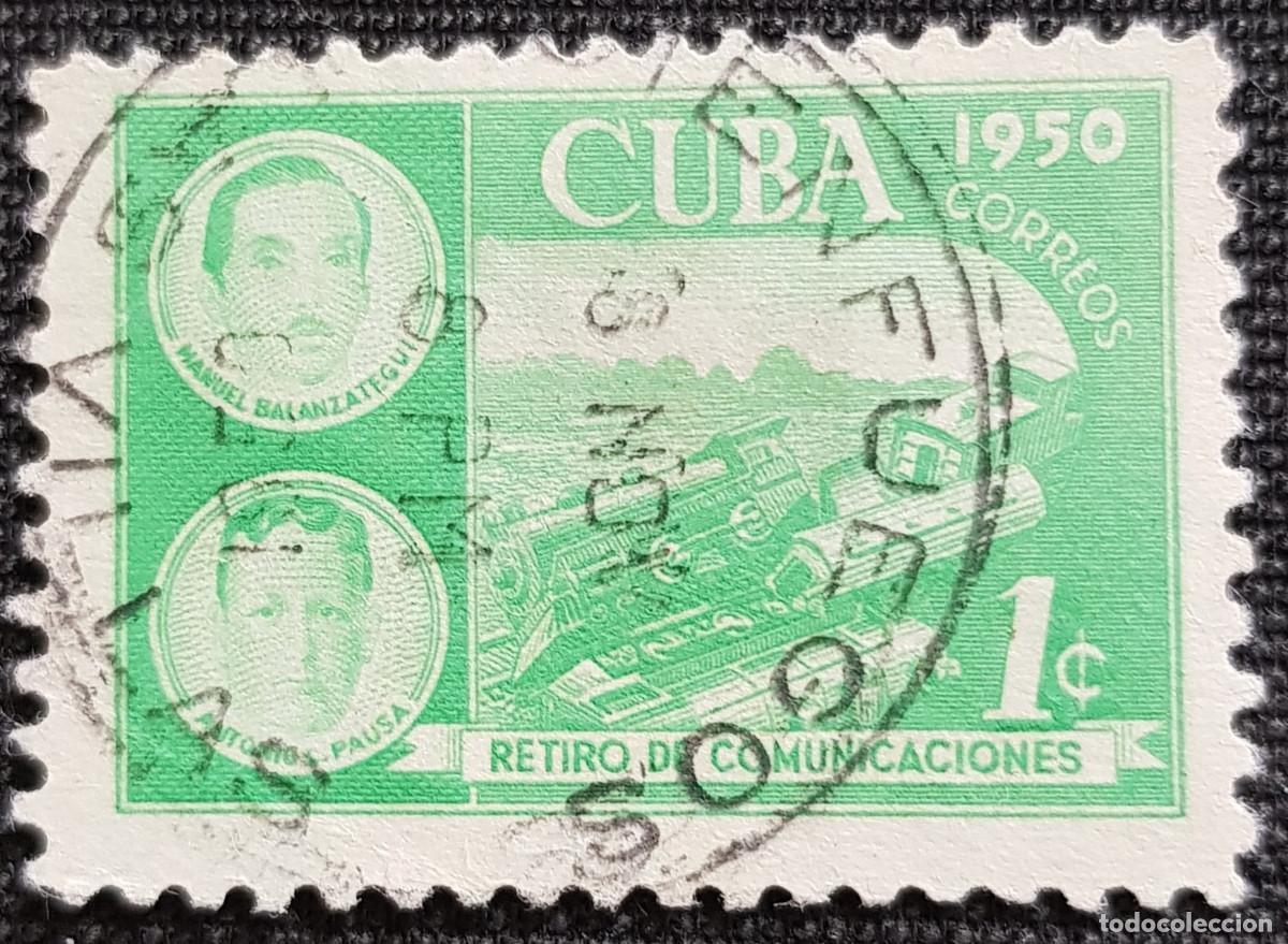 Sellos: Cuba 1950 retiro de comunicaciones - Foto 1
