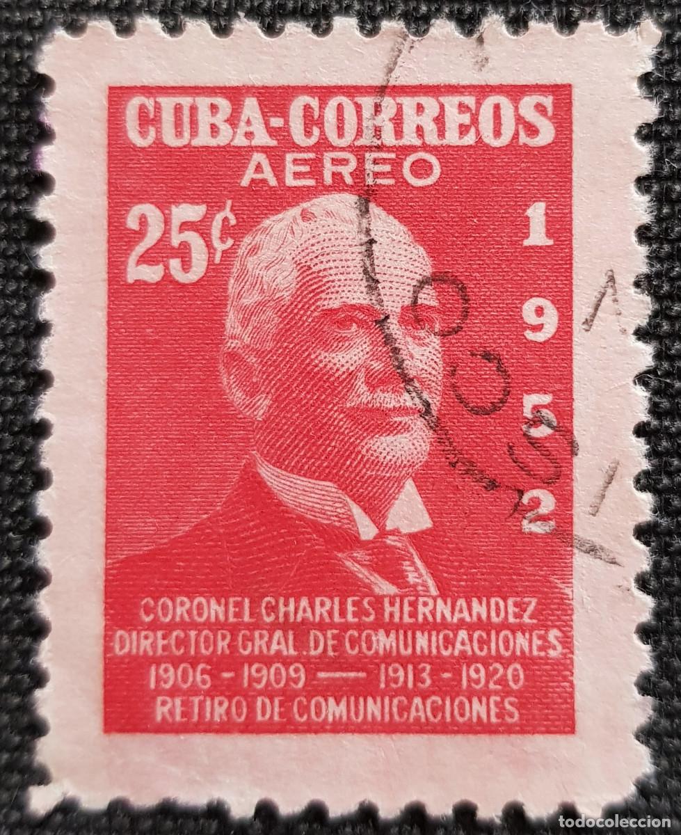 Sellos: Cuba aereo 1952 retiro de comunicaciones - Foto 1