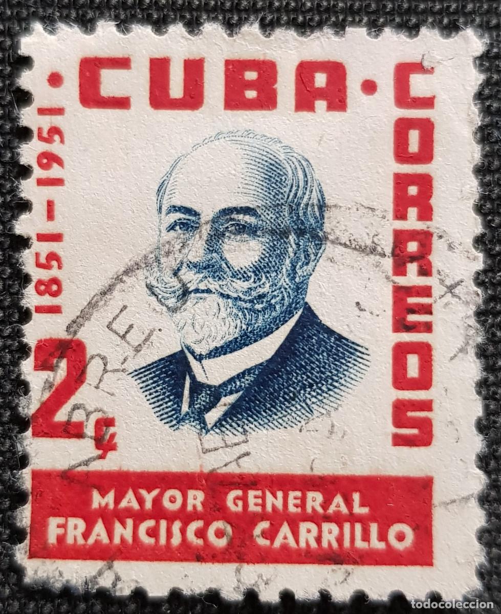 Sellos: Cuba 1955 Mayor General Francisco Carrillo - Foto 1