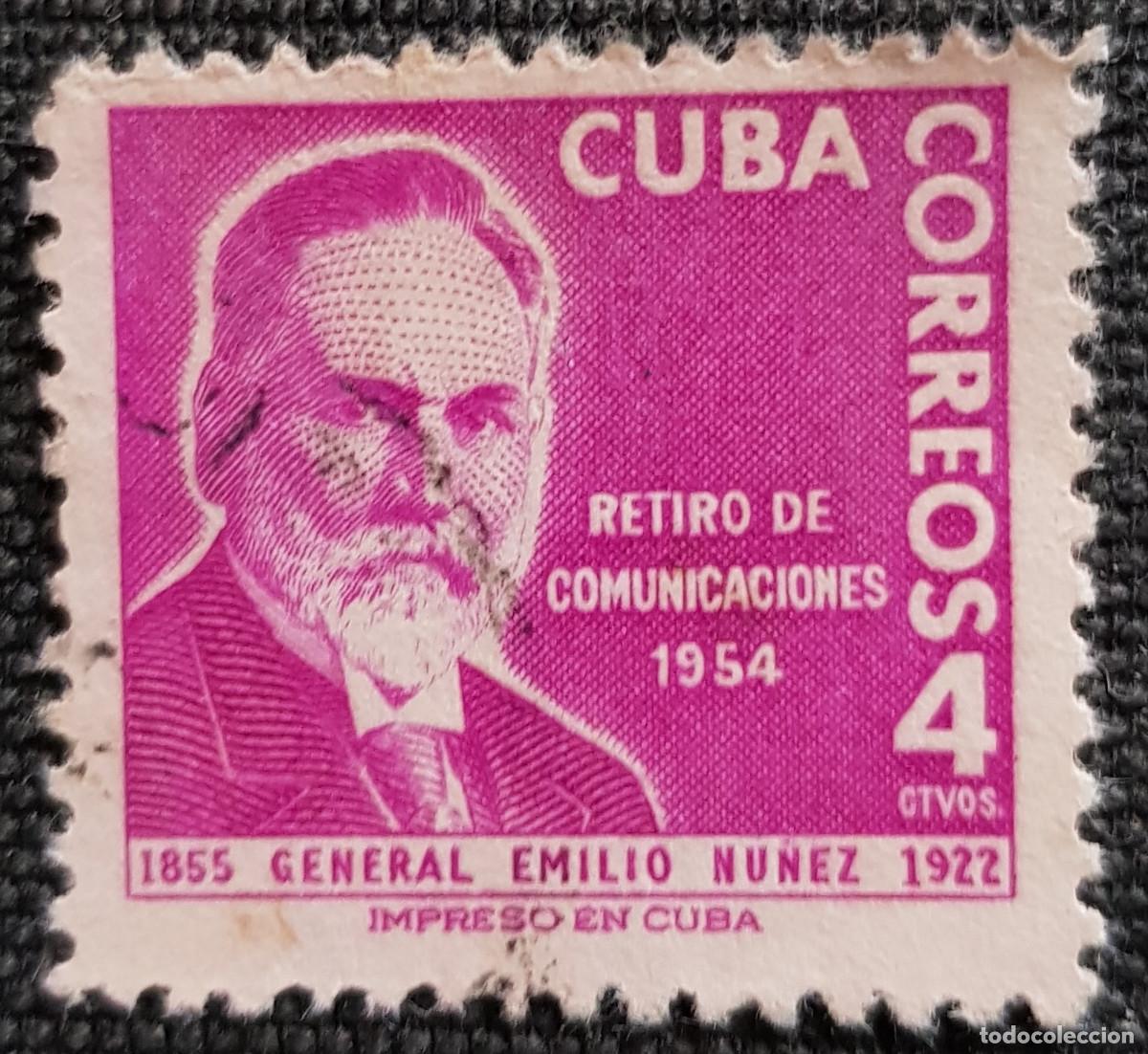Sellos: Cuba 1955 retiro de comunicaciones - Foto 1