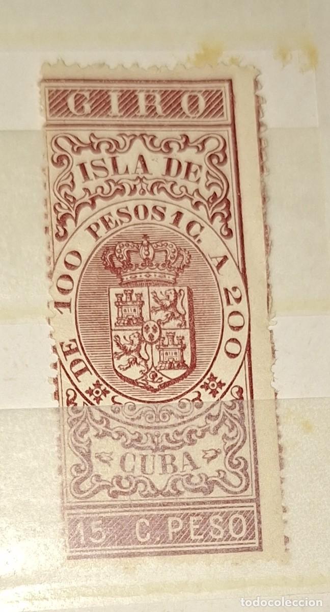 Sellos: CUBA, 1896, GIRO DE 100 A 200. - Foto 1