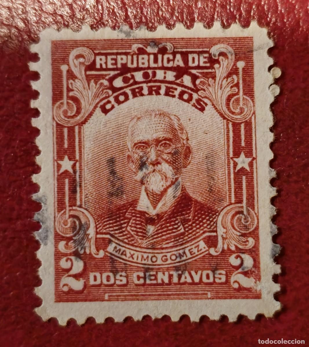 Sellos: SELLO USADO CUBA 1911 MAXIMO GOMEZ - Foto 1