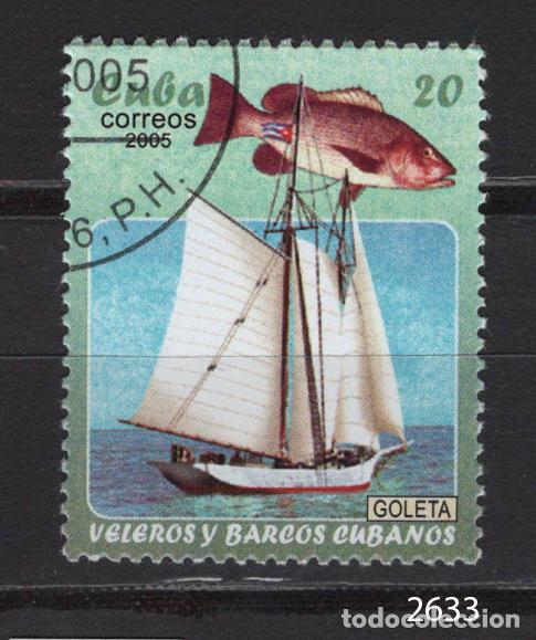 Sellos: CUBA 2005 BARCOS usado Yvert 4252 - Foto 1