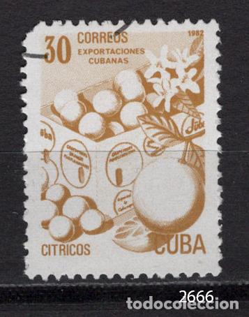 Sellos: Cuba 1982 usado EXPORTACIONES Yvert 2343 - Foto 1