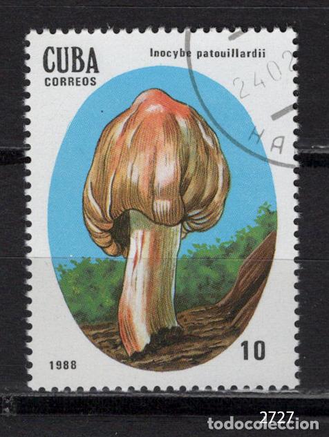 Sellos: Cuba 1988 usado SETAS Yvert 2827 - Foto 1