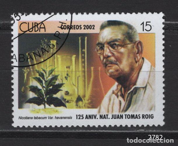 Sellos: CUBA 2002 usado ROIG Yvert 4016 - Foto 1