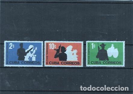 Sellos: SELLOS DE CUBA N&ordm; 585 AL 587 (**) - Foto 1