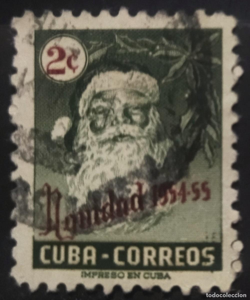 Sellos: CUBA 1954 Navidad. USADO - USED. - Foto 1