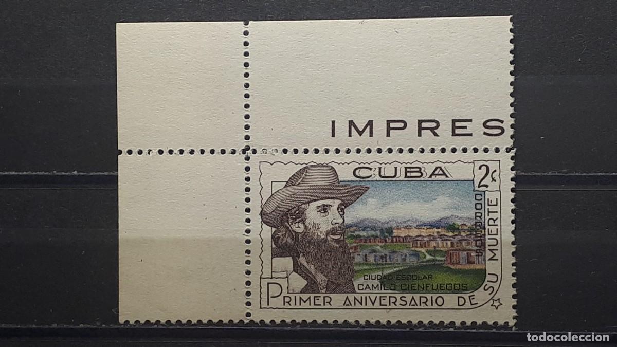 Sellos: CUBA. **. A&Ntilde;O 1960.Yvert 534 - Foto 1