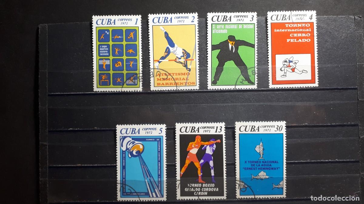 Sellos: CUBA. A&Ntilde;O 1972. &deg;. YVERT 1633/9 - Foto 1