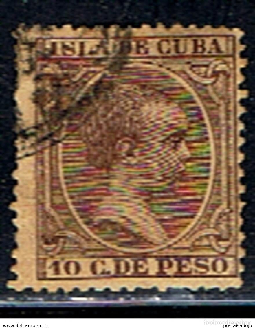 Sellos: CUBA // YVERT 83 // 1891-92 ... USADO - Foto 1