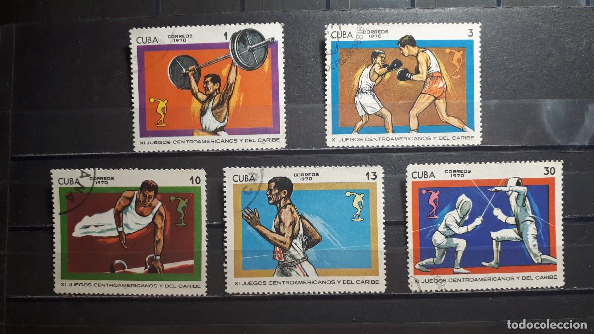 Sellos: CUBA. A&Ntilde;O 1970. &deg;. YVERT 1372/6 - Foto 1