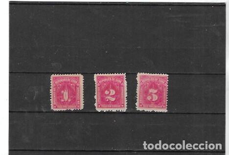 Sellos: CUBA N&ordm; 5 AL 7 TAXA (**) - Foto 1