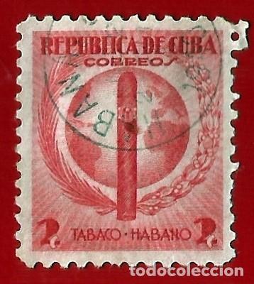 Sellos: Cuba. 1937. Scott # 357. Tabaco Habano - Foto 1