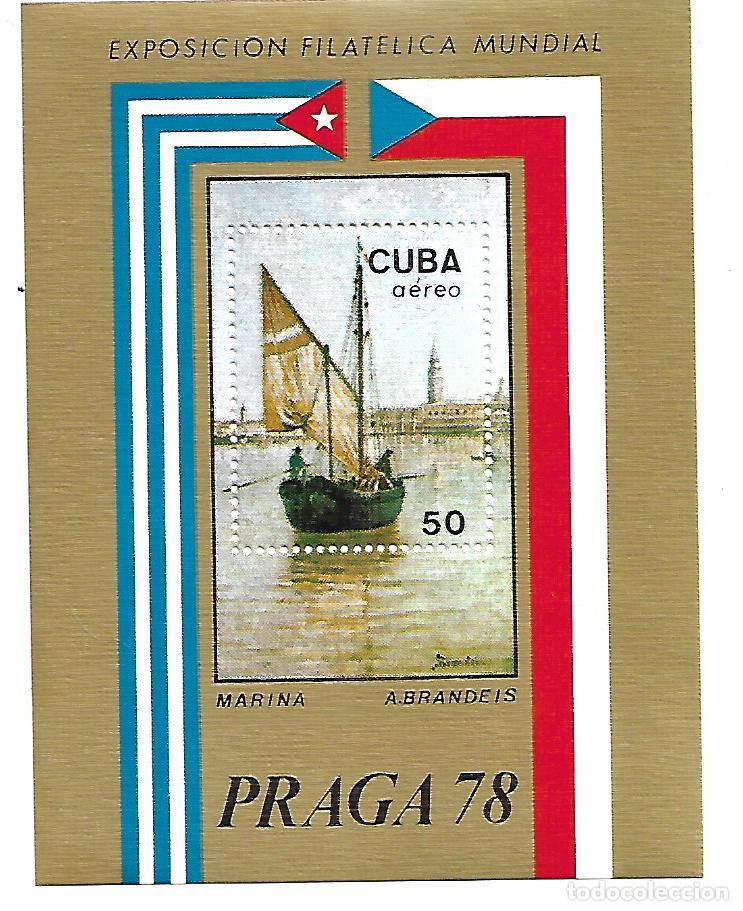 Sellos: HOJA BLOQUE CE CUBA DE 1978 NUEVA - Foto 1