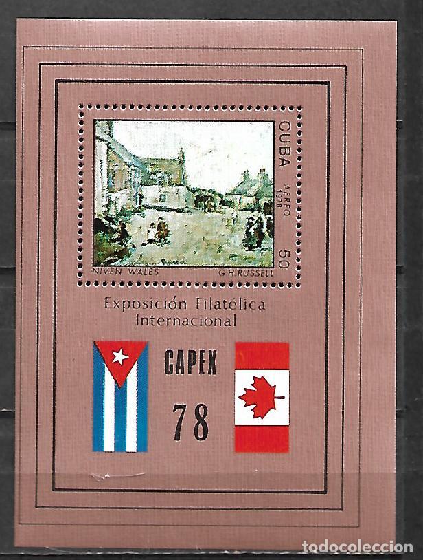 Sellos: HOJA BLOQUE CE CUBA DE 1978 NUEVA - Foto 1