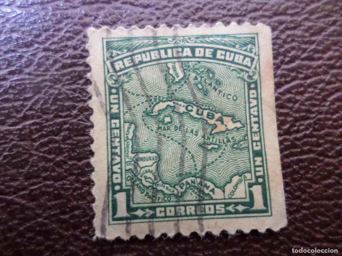 Sellos: :cuba, 1914, mapa de cuba, Yvert 166 - Foto 1