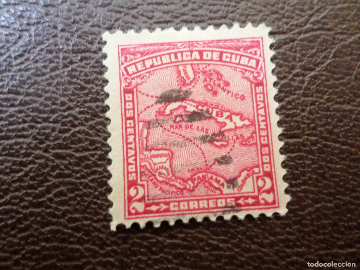 Sellos: :cuba, 1914, mapa de cuba, Yvert 167 - Foto 1