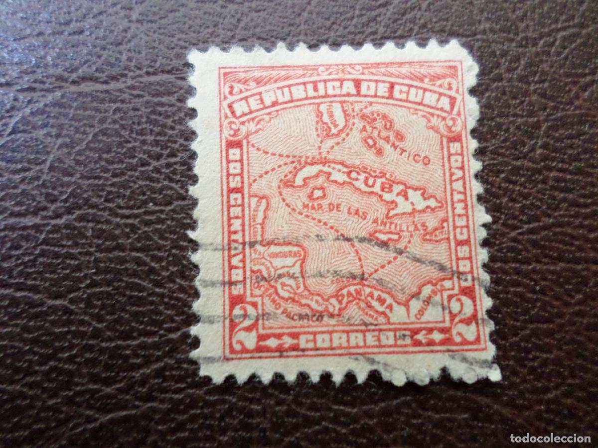 Sellos: :cuba, 1914, mapa de cuba, Yvert 167A - Foto 1