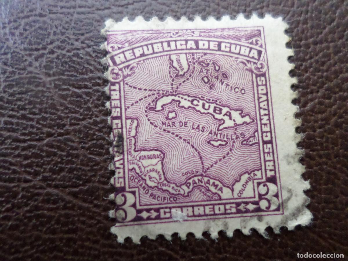 Sellos: :cuba, 1914, mapa de cuba, Yvert 168 - Foto 1