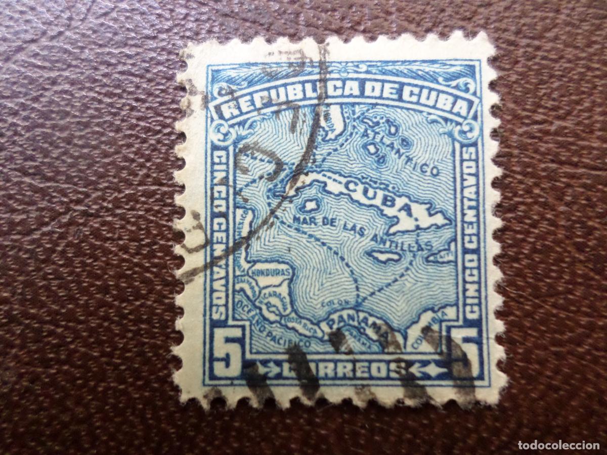 Sellos: :cuba, 1914, mapa de cuba, Yvert 169 - Foto 1