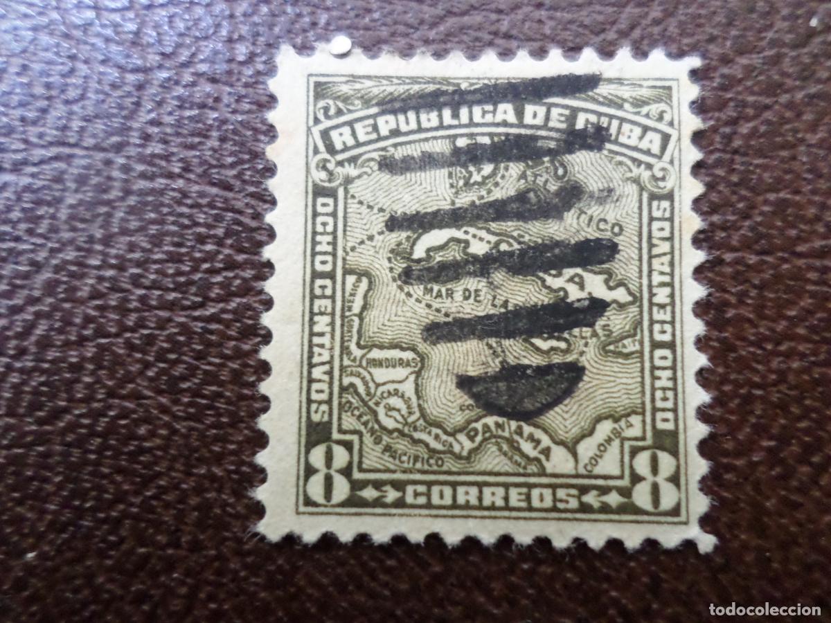Sellos: :cuba, 1914, mapa de cuba, Yvert 170 - Foto 1