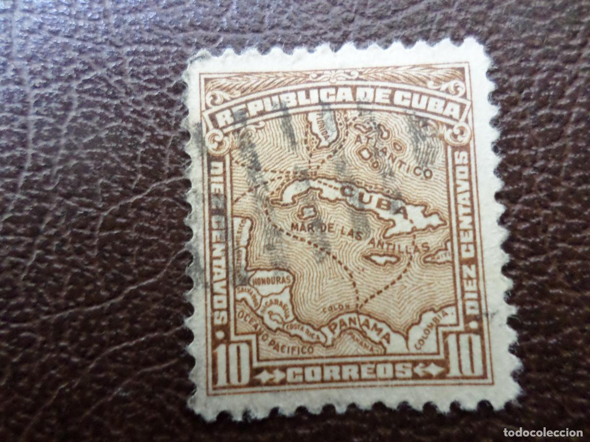 Sellos: :cuba, 1914, mapa de cuba, Yvert 171 - Foto 1