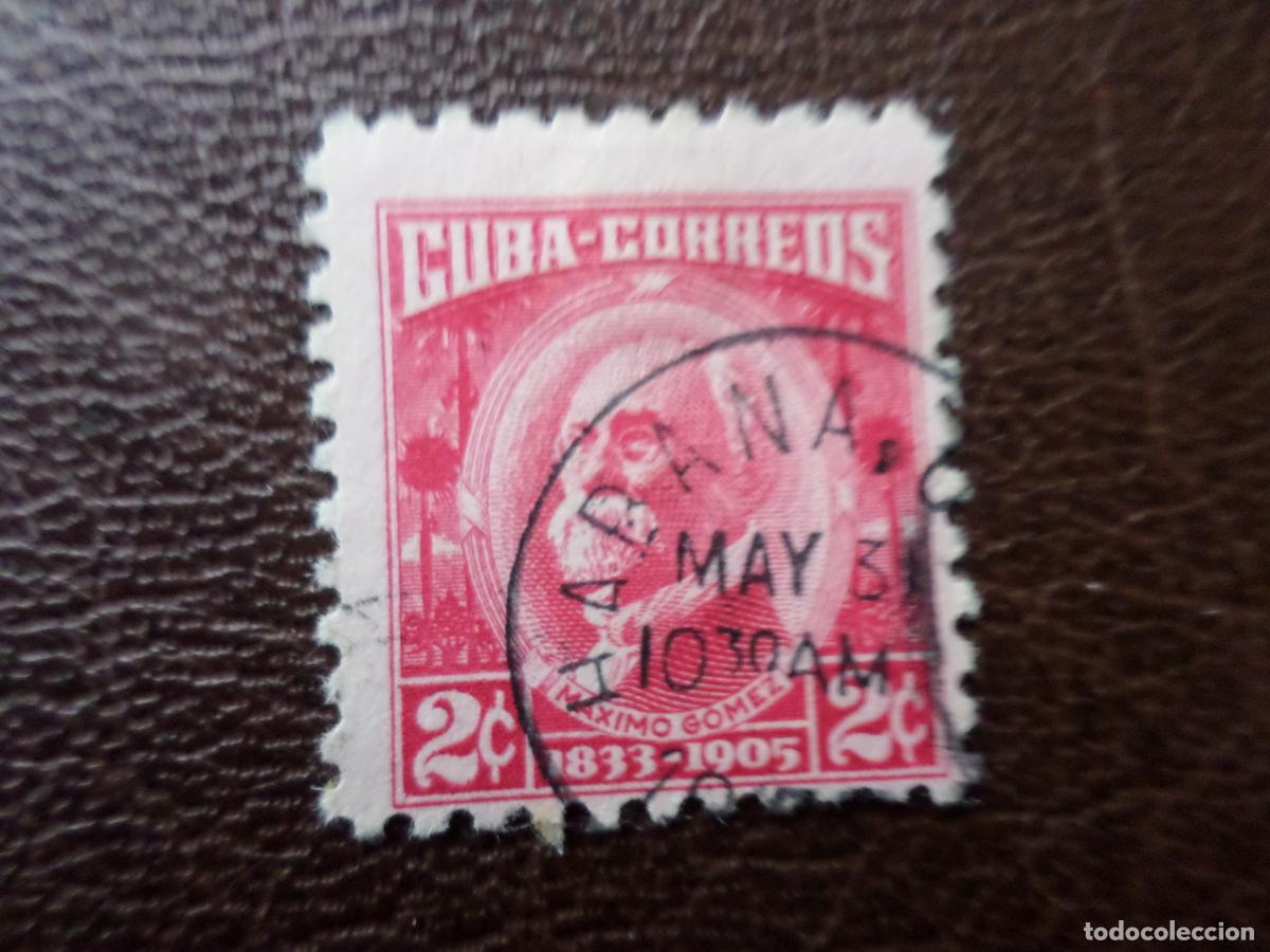 Sellos: :cuba, 1954, maximo gomez, Yvert 403 - Foto 1