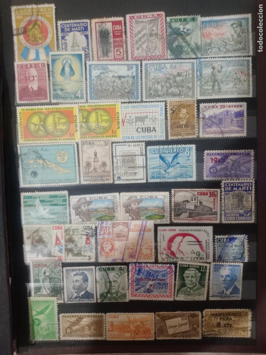 Sellos: Cuba. Lote de 42 sellos - Foto 1