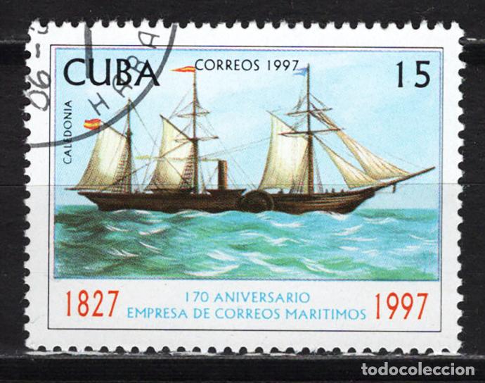 Sellos: CUBA 1997 usado BARCOS Michel 4010 - Foto 1