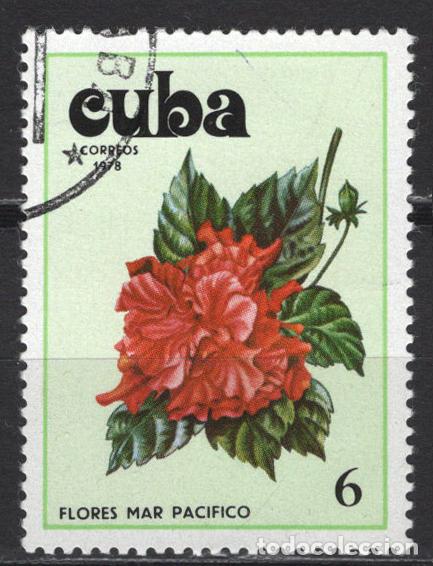 Sellos: CUBA 1978 usado FLORA Yvert 2088 - Foto 1